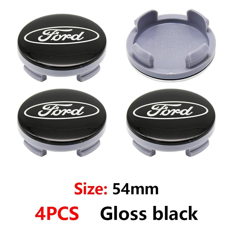 New 2026 Car Sticker 2025 Hot Ford 54mm Car Badge Original Wheel Center Cap Car Badge Wheel For Ford Focus MK2 Fiesta Mondeo She