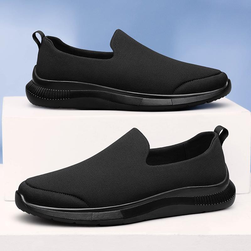 Anti-slip Man Loafers Outdoor New Mesh Walking Shoes Lightweight Sneakers Men Casual Shoes Breathable Slip on Male Casual Flats