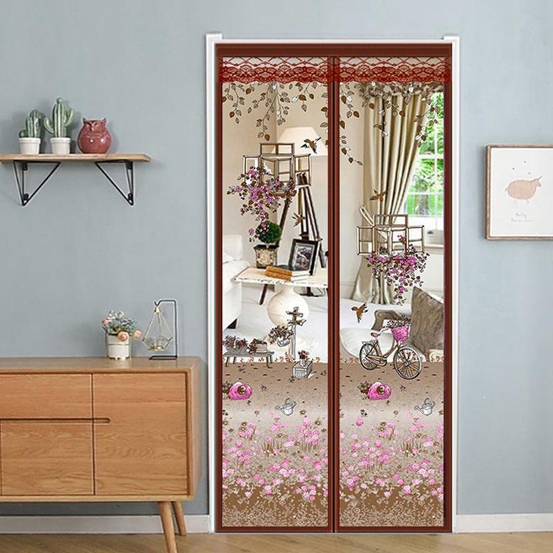 Летняя магнитная сетка против комаров, насекомых, мух, насекомых, занавеска с автоматическим закрытием, дверная ширма, кухонная занавеска, Прямая доставка