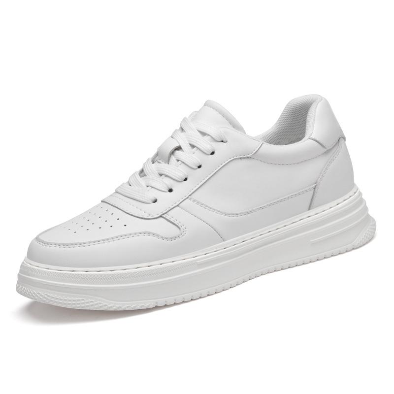 Мужская обувь со скрытым увеличением роста 8 см, мужская обувь для увеличения роста 6, британская платформа, спортивная белая обувь, повседневная обувь для скейтборда, тренд