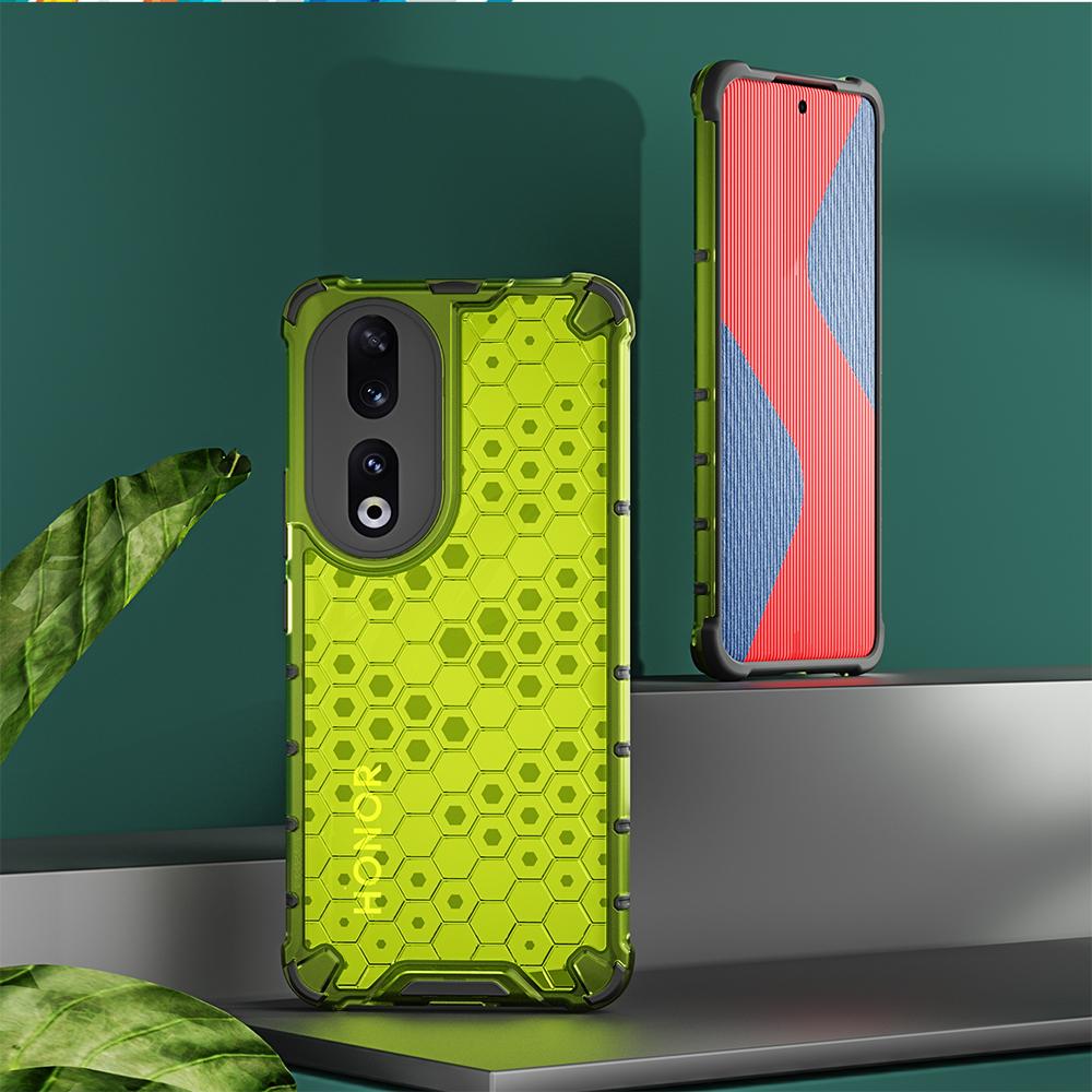 KEYSION Противоударный бронированный чехол для Honor 90 5G 90 Lite, силиконовый + ПК, прозрачный сотовый чехол для телефона для Huawei Honor 70 Lite 5G