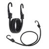Cargo Straps, Elastic Luggage Cords, Carrying Cords, Bicycles, Motorcycles, Luggage Tie Down Straps, Elastic Reinforced Straps (90cm, Black)