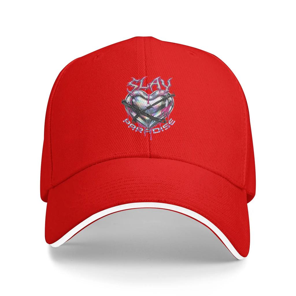 Pink Slayyyter Sun Baseball Cap Summer Fitted Retro Trucker Hat For Unisex Women Outdoor Sport Baseball Caps