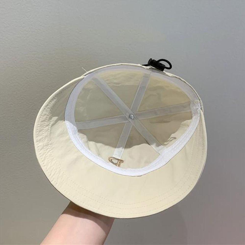 Wide Brim Baby Bucket Hat Cotton Beach Cap Fashion Peaked Cap  Baby