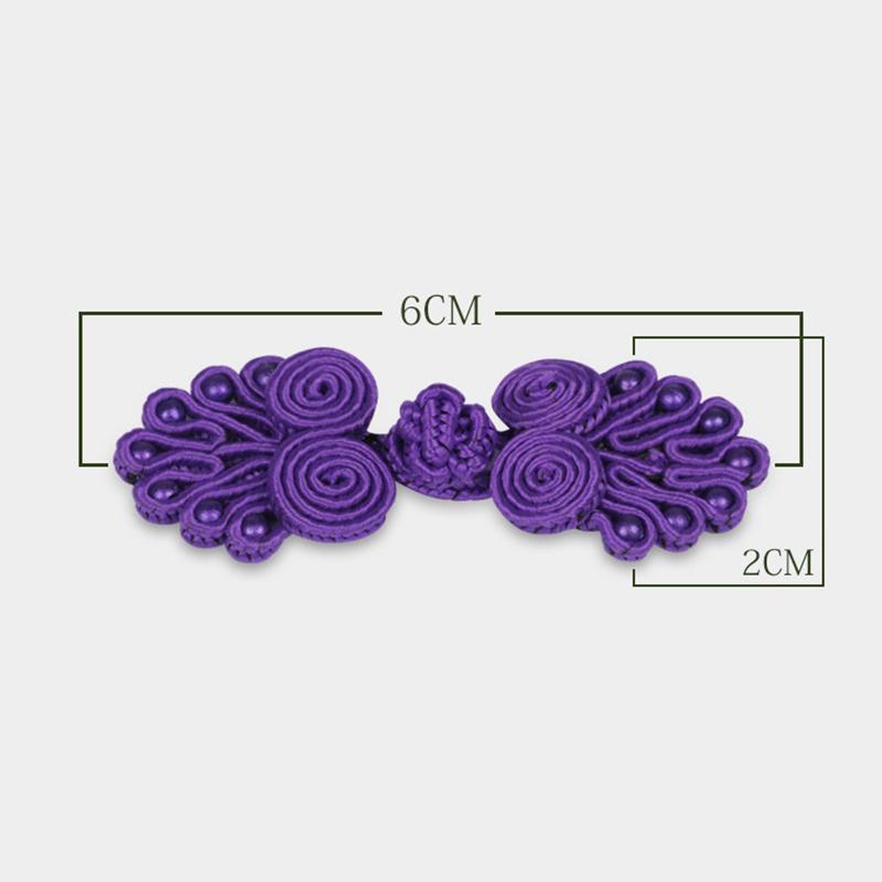 10 шт. нейлоновых пуговиц, китайские пуговицы с узлом, китайские пуговицы ручной работы для костюма «чонсам» в стиле Тан, застежки-узлы