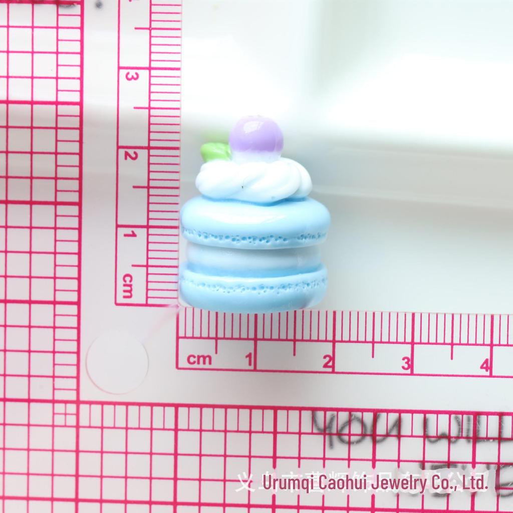 3D сэндвич-макарон торт DIY кремовый ювелирный телефон кулон украшение