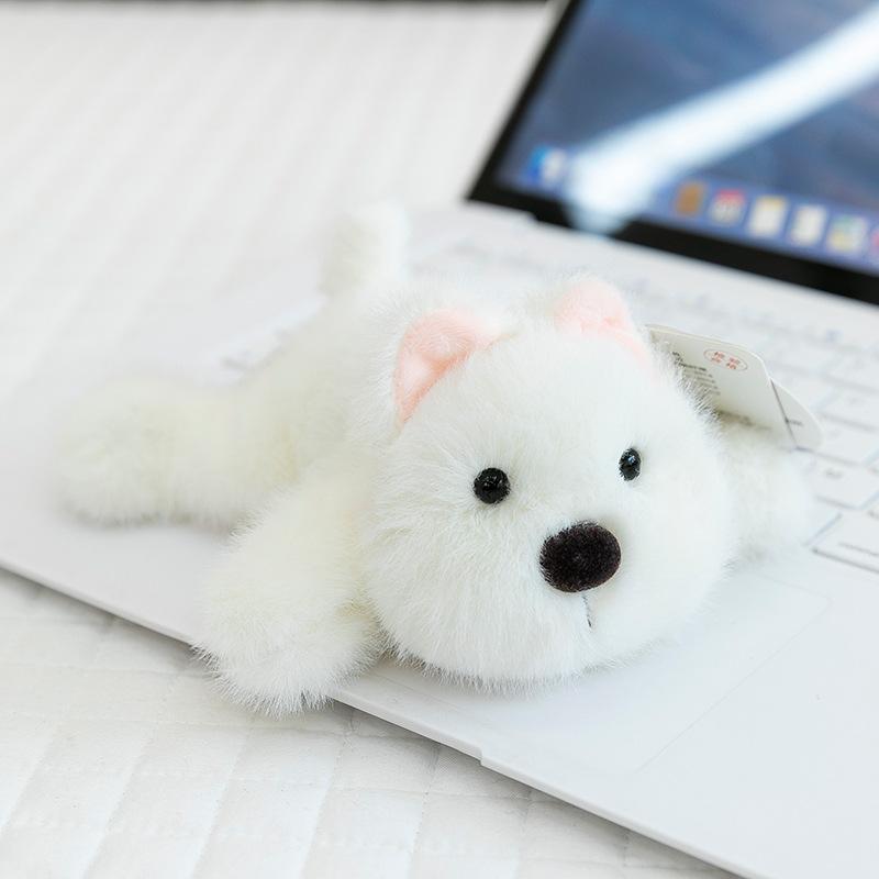 Милая бренчащая капибара, наклейка на холодильник, плюшевая игрушка, лягушка, вест-хайленд, подвеска для автомобиля, ленивец, магнитное украшение