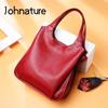 Leisure Cowhide Luxury Handbags Women Bags Genuine Leather Solid Color Large Capacity Zipper Shoulder Bags