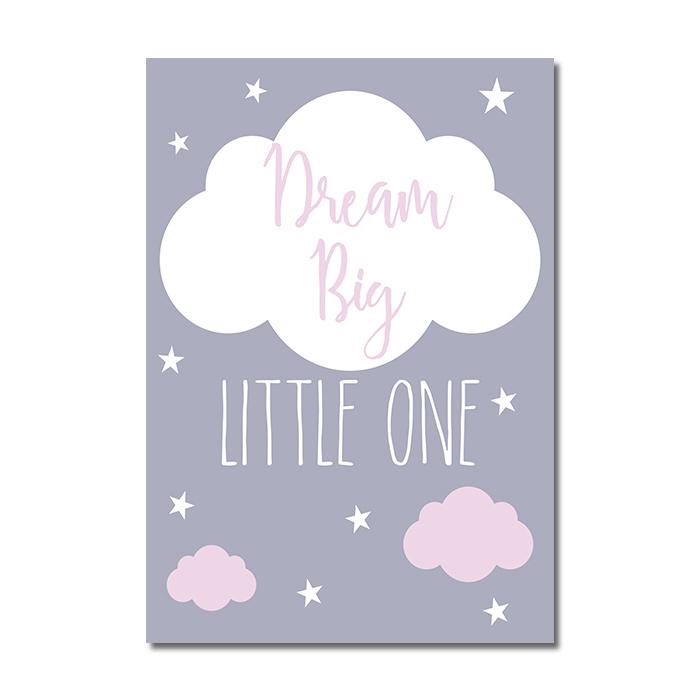 Pink Unicorn Nursery Wall Art Poster Love Quotes Print Moon Stars Canvas Painting Nordic Picture Kids Baby Girl Room Decoration