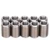 10Pcs Reducer Nut Stainless Steel Insert Nut Repair Sleeve M8 X 1.25 Female and M12 X 1.75 Male Thread Conversion