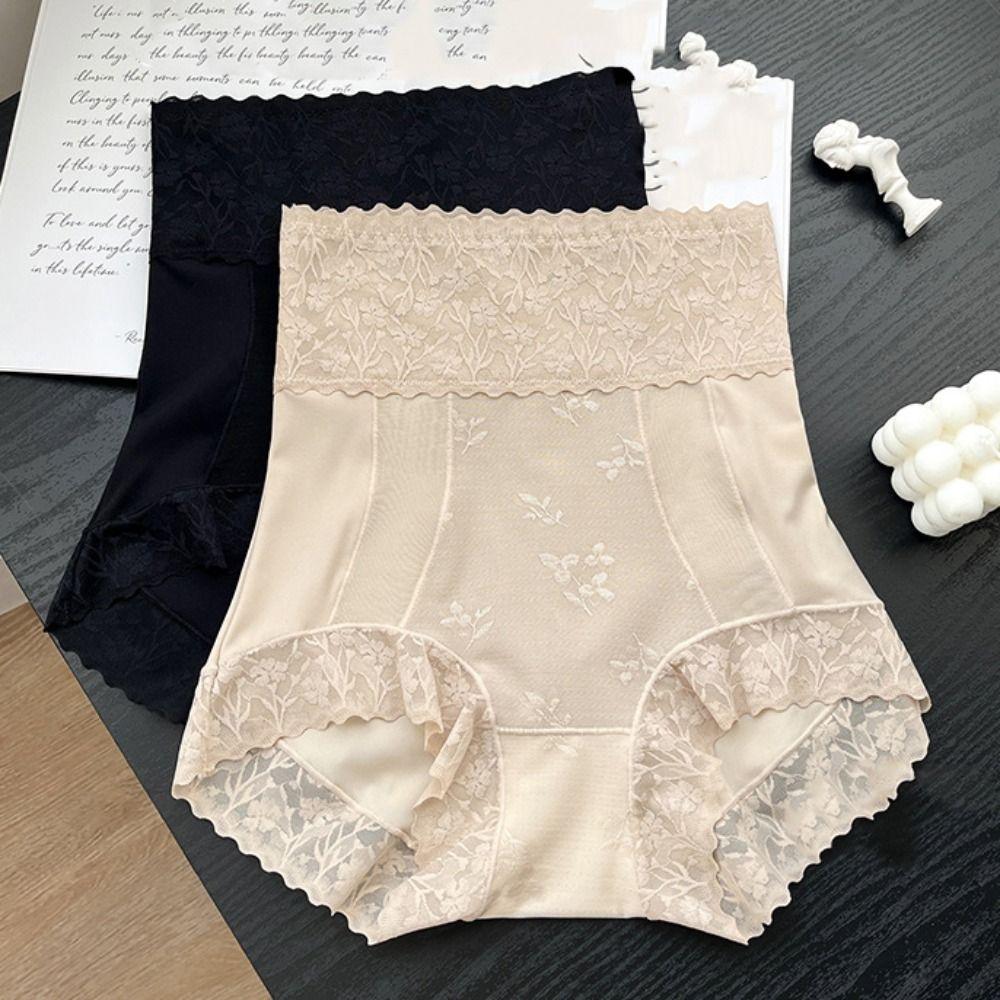 High Waist Tummy Control Underwear Mesh Butt Lifting Panties Breathable Body Shaping Briefs Girls