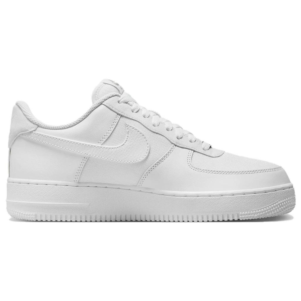 Nike Air Force 1 07 LV8 White Metallic Silver Unisex Sneakers FJ4004-100