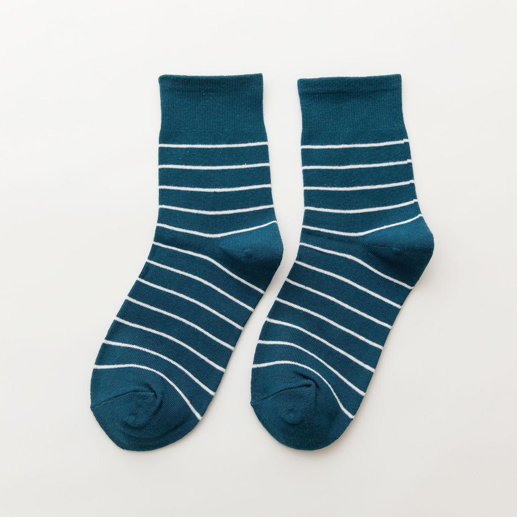 Женские осенне-зимние новинки Все виды полосатых носков-труб колледжа