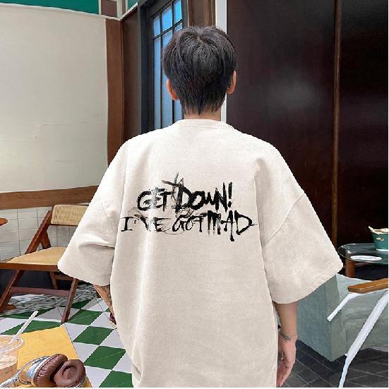 Футболка с коротким рукавом мужская летняя 2025Новая универсальная модная брендовая повседневная мужская футболка с коротким рукавом