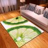 Ковер для гостиной Лимон Вкусный фрукт 3D Коврики для спальни Коврик для детской комнаты Кухонный коврик Напольный коврик Коврик для ванной Внутренний придверный коврик