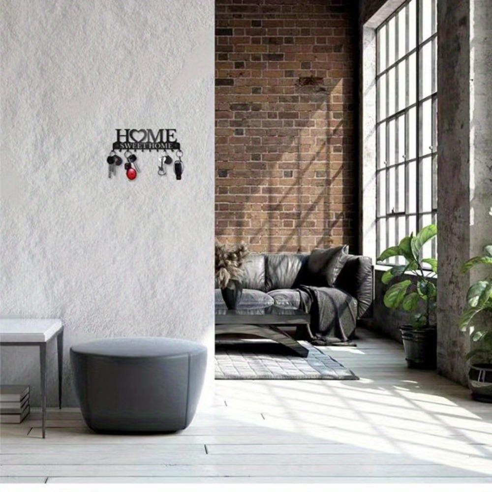 Держатель для ключей настенный держатель для ключей крючки органайзер вешалка стойка настенные винты анкеры для дома винтажный металл прихожая гараж M