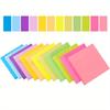 6 Pcs Fluorescent color Sticky Note Note Pads Stickers Planner Sticker Notepad Memo pad School Office Supplies