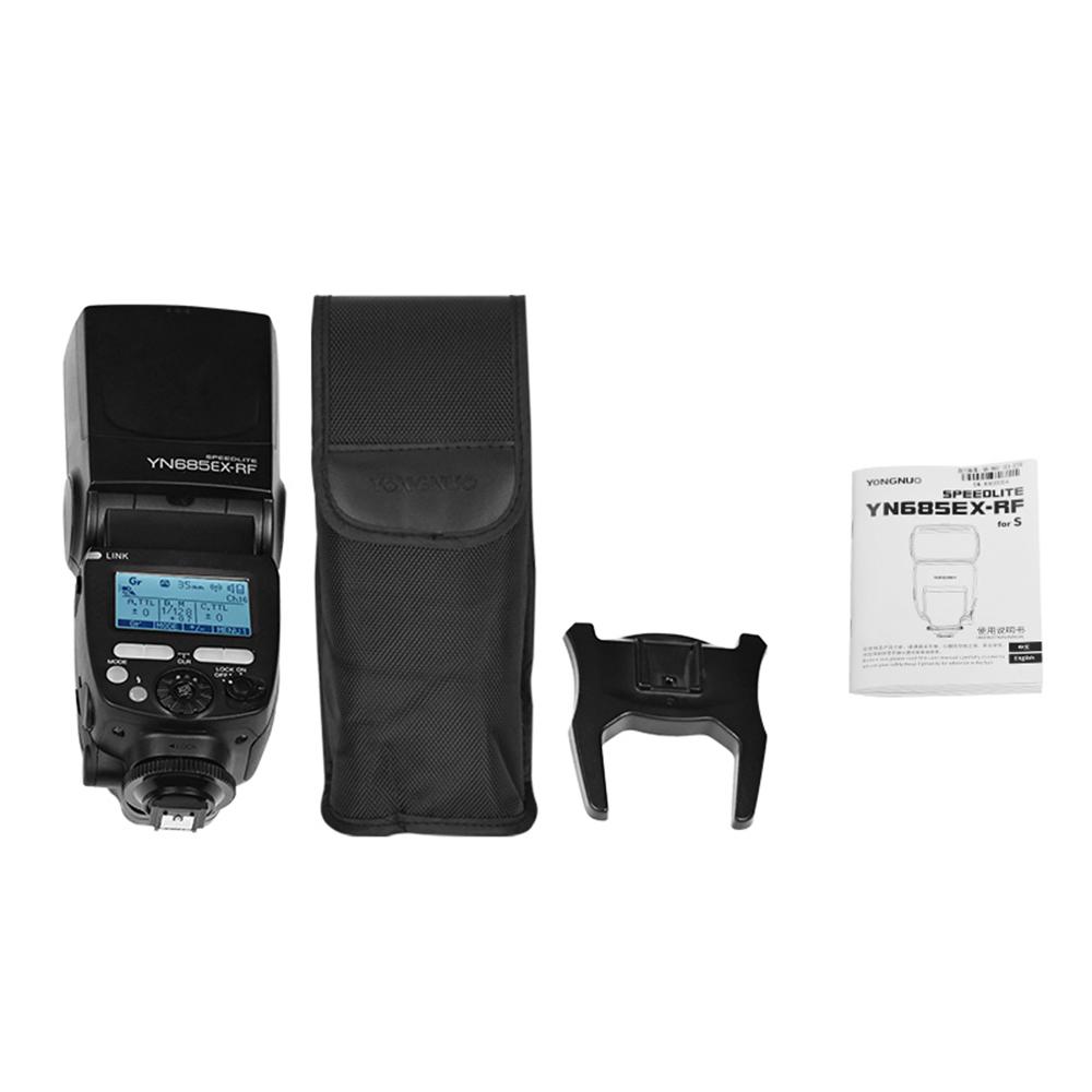 YONGNUO YN685EXRF Вспышка для онкамеры Master-Slave Speedlite GN60 TTL 1/8000 с HSS 2 с с переработкой