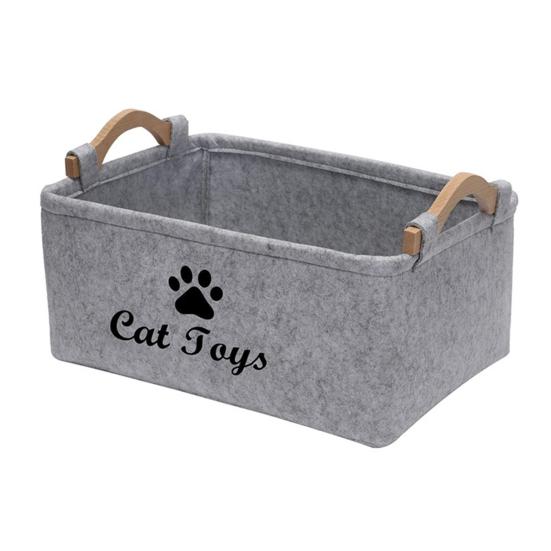 Ящик для хранения игрушек для домашних животных, легкий, гибкий, большой емкости, органайзер для хранения