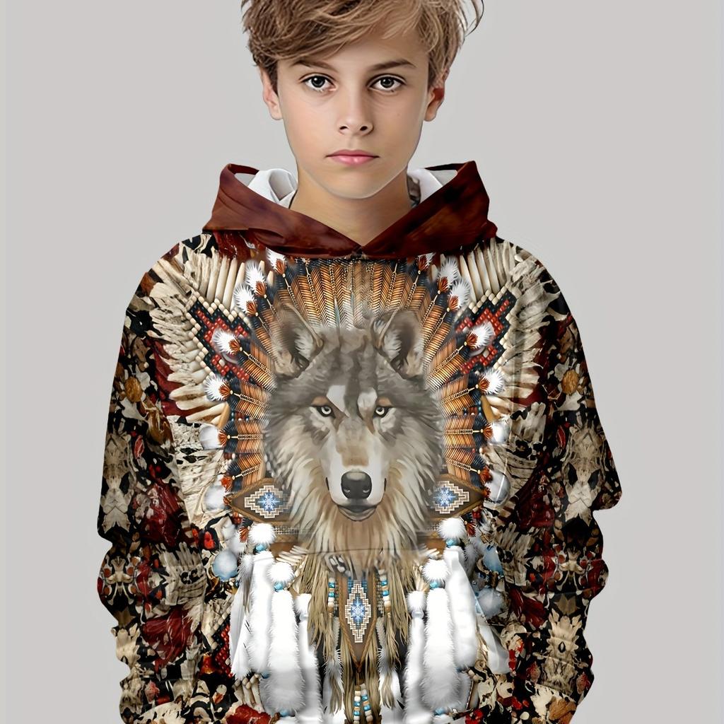 Детская одежда Толстовки с капюшоном с длинным рукавом Детская одежда Мода для девочек Повседневная детская одежда с принтом животных Осенняя одежда Верхняя одежда Топы