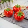 Mini Simulation Tomato Cute Fake Vegetables Artificial Foam Tomato Ornament Fruit Prop Teaching