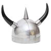 Viking Warrior Steel Helmet with Horns Norse Medieval Costume Stage Prop LARP