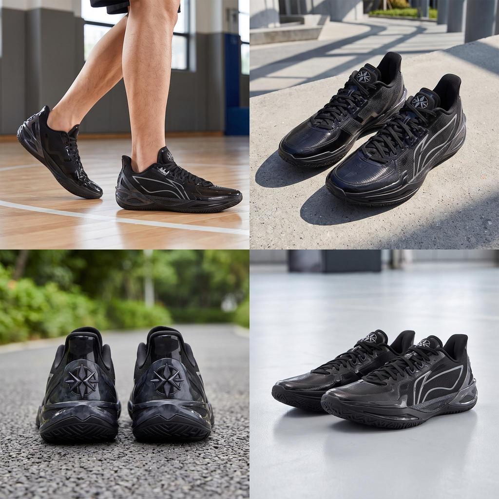 Li Ning Blade 6 V2 Низкие Универсальные Баскетбольные Кроссовки Черные ABAV087-1