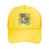 Colorful Teacher Farewell Word Art  Mesh Baseball Cap Hip Hop