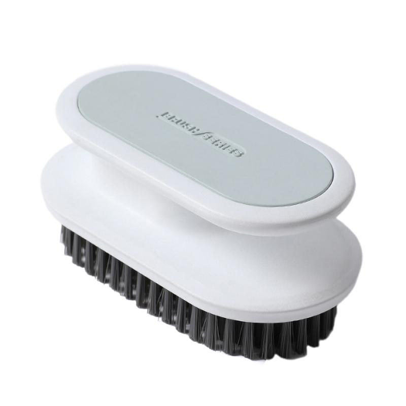 Portable Plastic Handle Cleaning Brush, Soft Bristle Laundry Clothes Shoes Scrub Brush, Household Scrubbing Brush