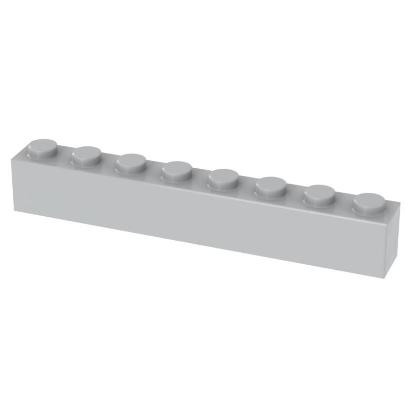 Нетоксичные [Funbrick] 10/30/50 шт. Толстые кубики 1x8 точек 1*8 точек Образовательные Творческие DIY Строительные блоки Совместимые с 3008 Classic