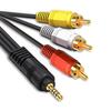 Male to Male 3.5mm to 3 RCA Cable for Camcorder Set-top-box TV Speaker Home Theater