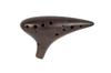 TNG Ocarina, 12-Hole, Single, Soprano, F Key, Purple Sand, Red Clay, SF (Includes Fingering Chart) and Case, Premium Quality for Wind Instruments