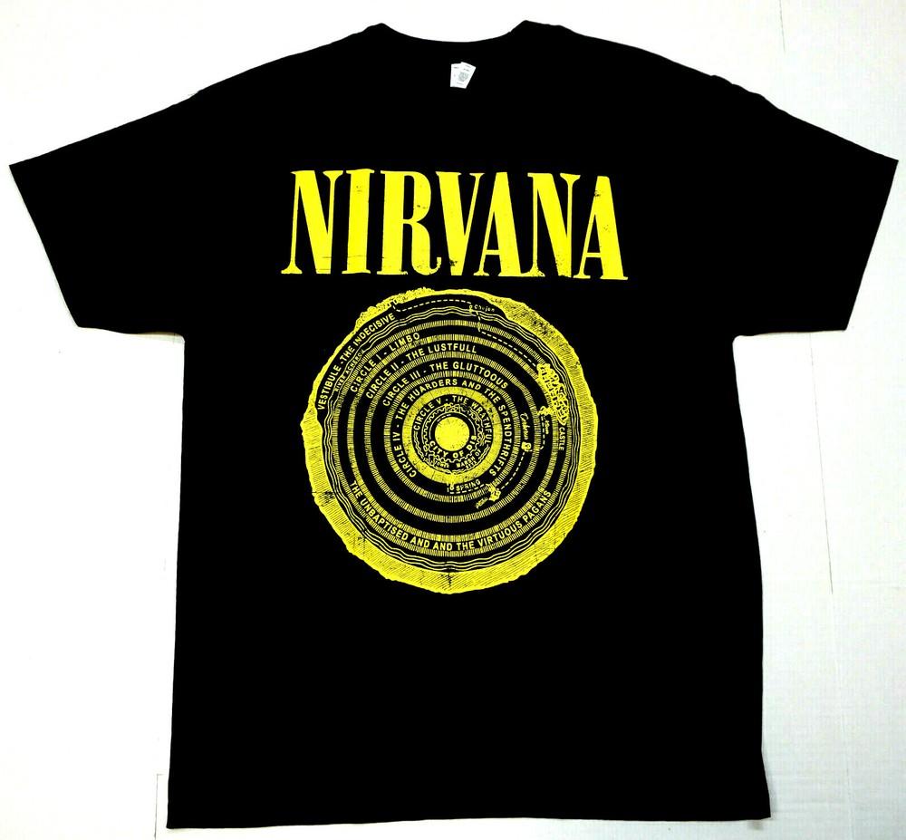 NIRVANA Круг Преддверия Футболка Гранж Рок Курт Кобей Мужская Футболка Новая Унисекс Футболка