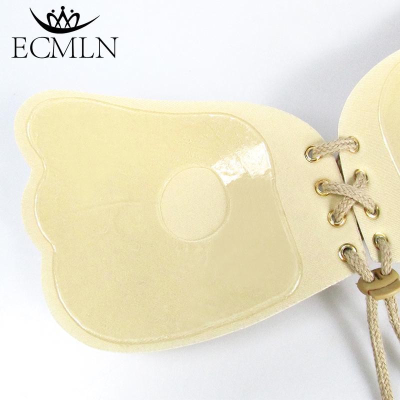 Бесшовный ленточный бюстгальтерСиликоновый самоклеящийся гель с открытой спиной без бретелек Волшебная палочка Невидимый бюстгальтер пуш-ап