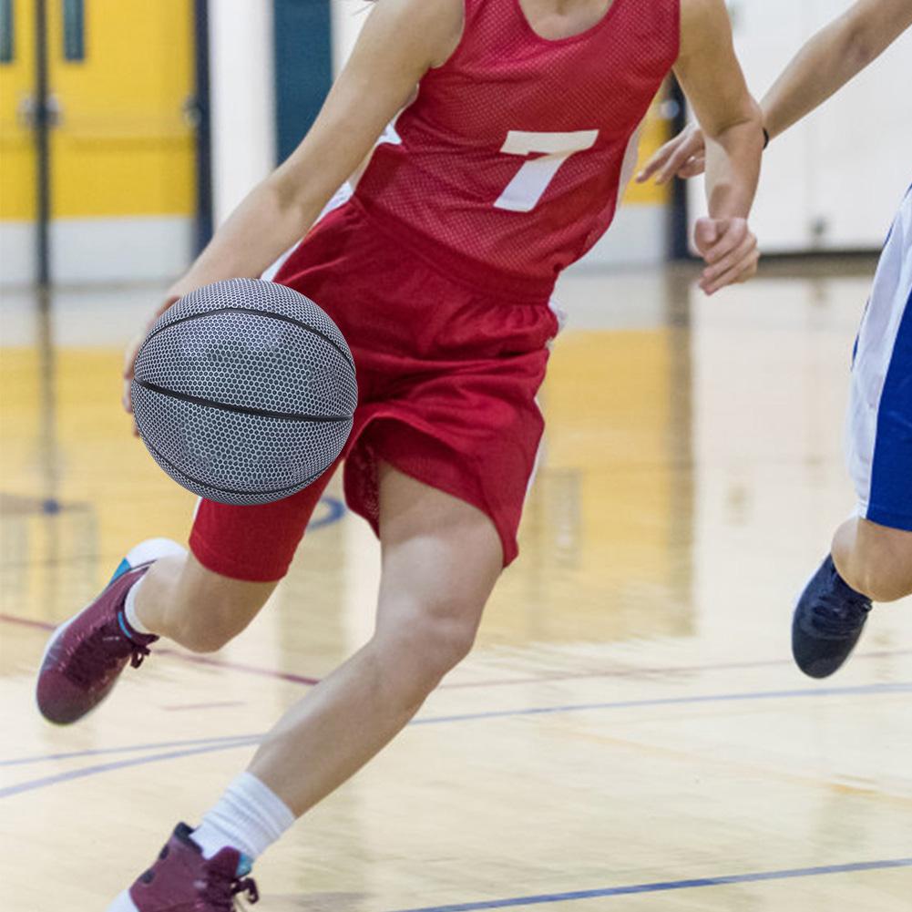 №7 Прочный светящийся взрослый баскетбольный мяч со специальным рисунком для игры в помещении и на улицеВзрослый баскетбольный мяч №7