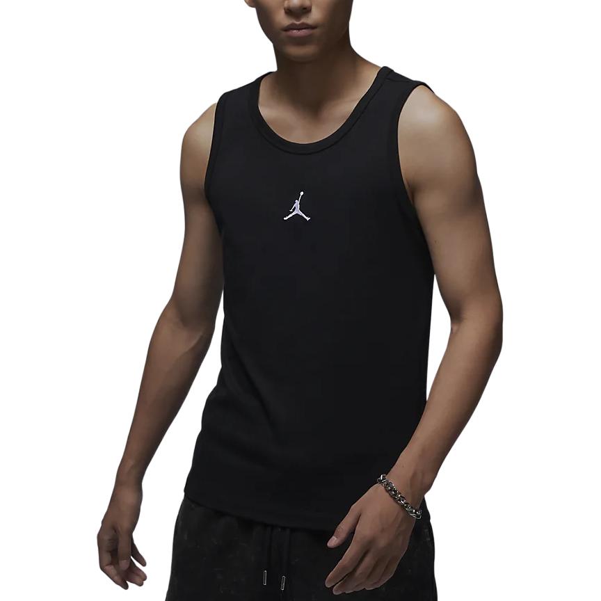 Jordan Спортивная майка с логотипом Solid, мужские топы, черные FQ6990-010