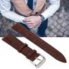 Универсальный мужской женский регулируемый ремешок для часов из искусственной кожи сменный 20 мм коричневый