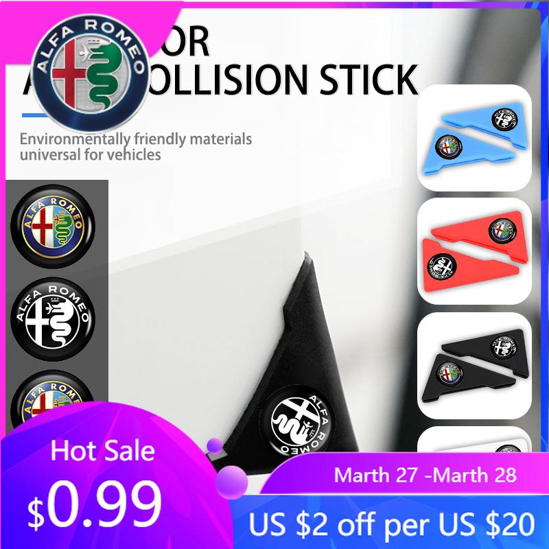 For Alfa Romeo For Alfa Romeo Car Door Corner Protector Cover Edge Guard Anti-Collision Scratch Giulietta GT 159 147 156 Mito Br