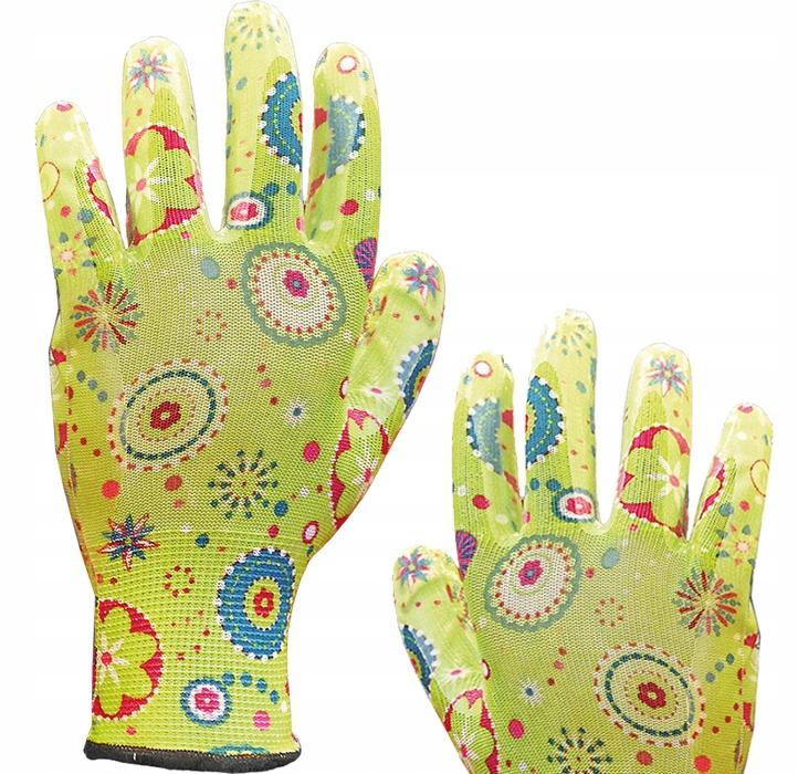 Garden Gloves / Colorful / Size: 8 - / Rgarden-Ni_8