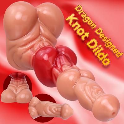 Огромный Дильдо Монстр Дракон Лошадь Дильдо Большой Фэнтези Член Гигантская Анальная Пробка Толстый Массивный Узел Пенис Игрушки для Взрослых для Женщин Мужчин