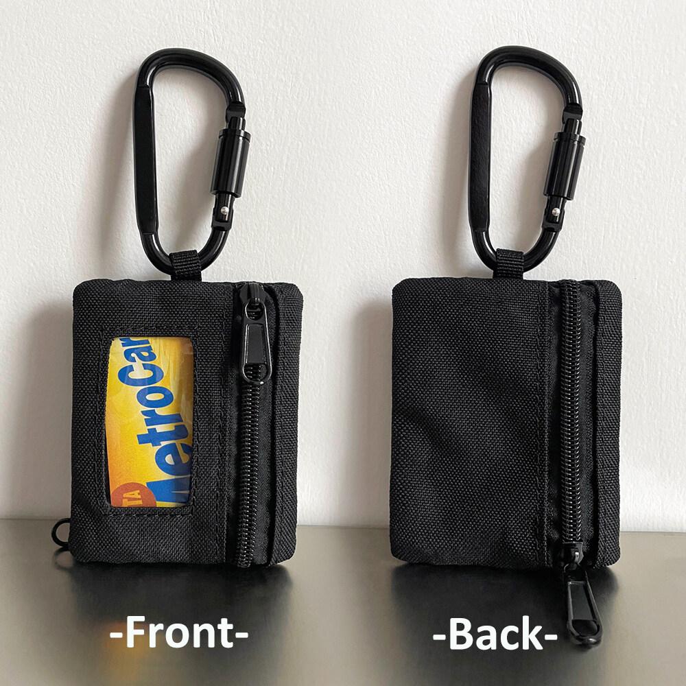 Многофункциональный мини-держатель для удостоверения личности, мужской и женский банковский ключ, кредитная карта, автобус, метро, спортивный чехол на молнии со шнурком
