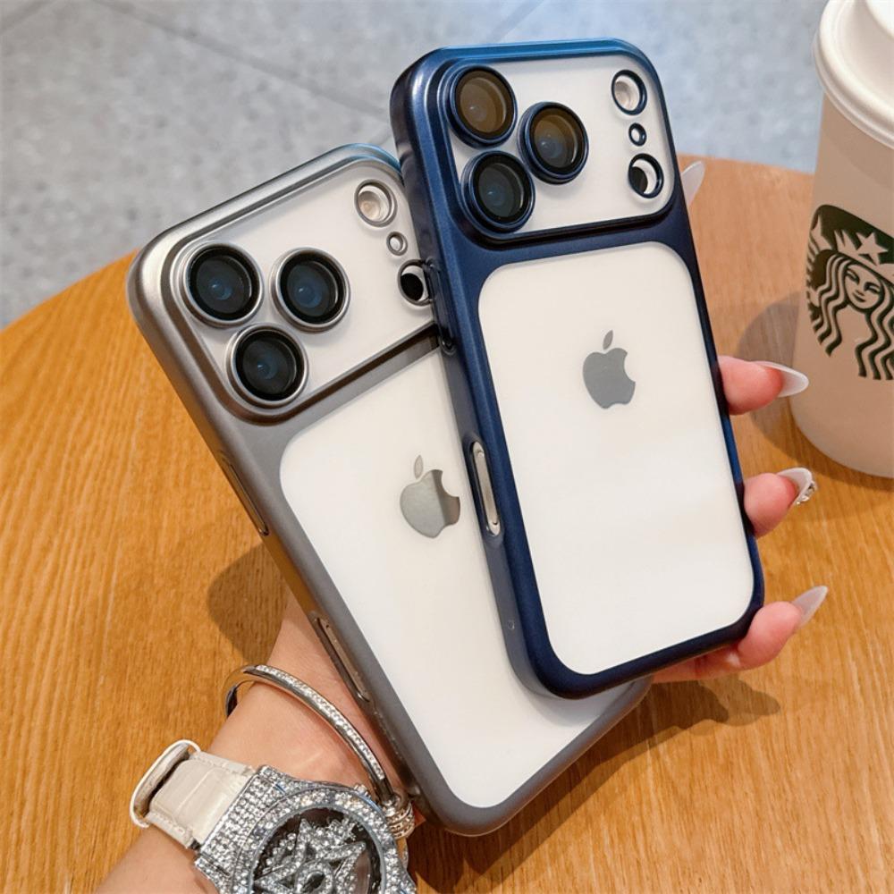 Официальный матовый полупрозрачный тонкий чехол Cosmic Orange для iPhone 17 Pro Max Air Series, бампер для 17 Pro
