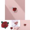 Stunning Alloy Rose Flower Brooch Creative Valentine's Day Gift For Men And Women