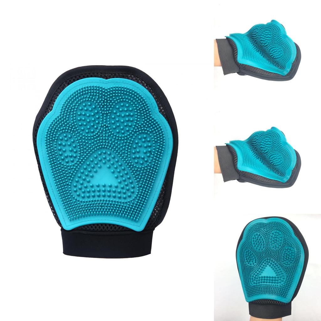 Breathable Mesh Design Pet Deshedding Glove For Comfortable Grooming Sessions
