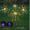 LED Solar Firework Garden Lights - Waterproof Outdoor Dandelion Reed Decoration