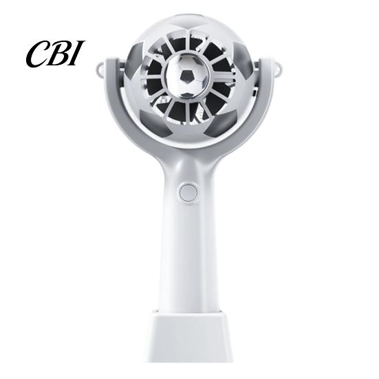 Multi-speed Handheld Fan Soccer Neck Fan, Portable Mini with Lanyard, Soft Breeze Football Shape Cooling for Outdoor Sports, Gift
