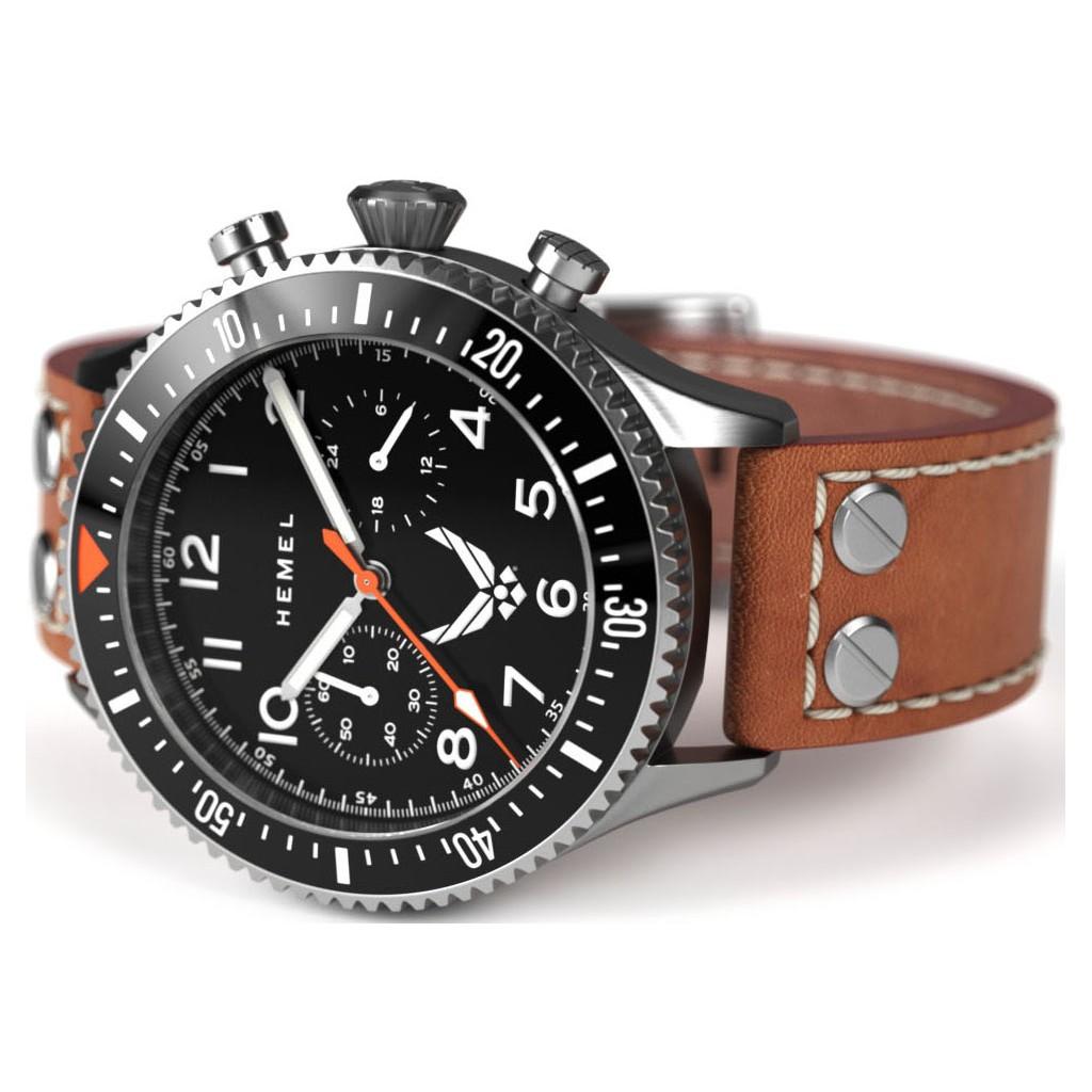 Hemel Мужские часы USAF Special Edition Special Black с циферблатом Super-LumiNova C3 Quartz HFUSAF1-01 100M
