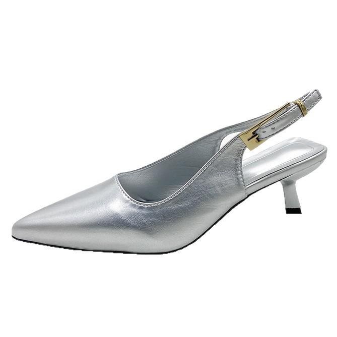 Мягкая кожаная сумка, сандалии с открытым носком, женские тонкие каблуки, весна-лето, новая одинарная обувь, средний каблук, остроносые туфли на высоком каблуке, женские