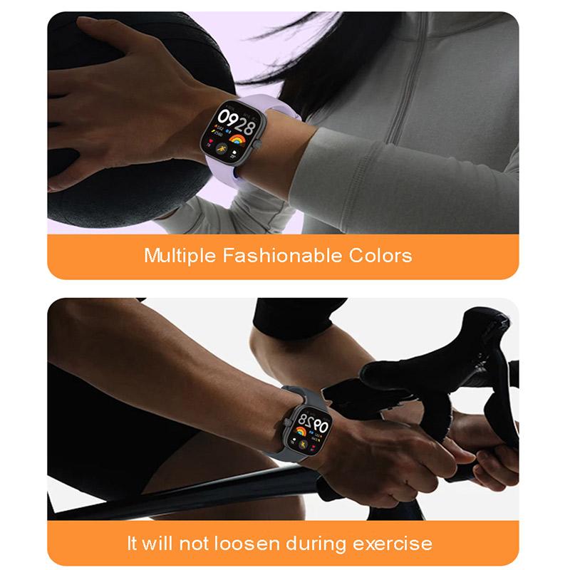 Силиконовый ремешок для Redmi Watch 4, ремешок с мягким защитным чехлом, сменный ремешок для часов, аксессуары Redmi Watch 4, спортивный браслет