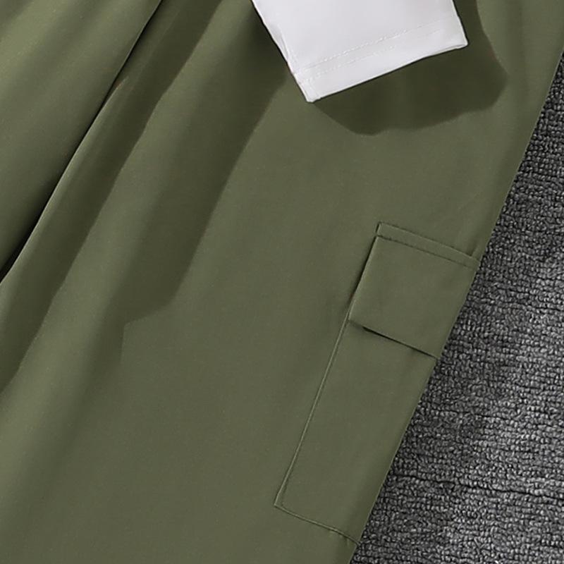 Girls Autumn Suit 2025 Children Clothing Letter Long Sleeved Sweatshirt + Wide-Leg Overalls Fashion 2 Piece Set